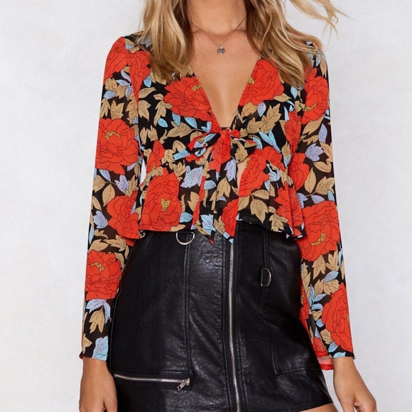 Nasty Gal Tops - NASTY GAL Chiffon Top